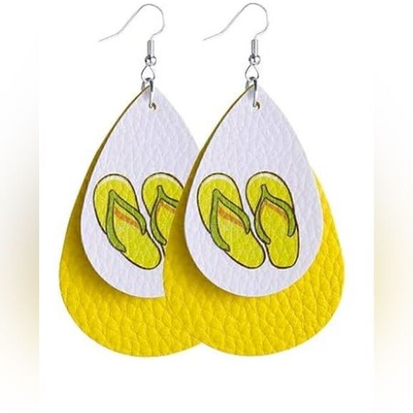 Jewelry - 3/ $15 Brand New Faux Leather Earrings